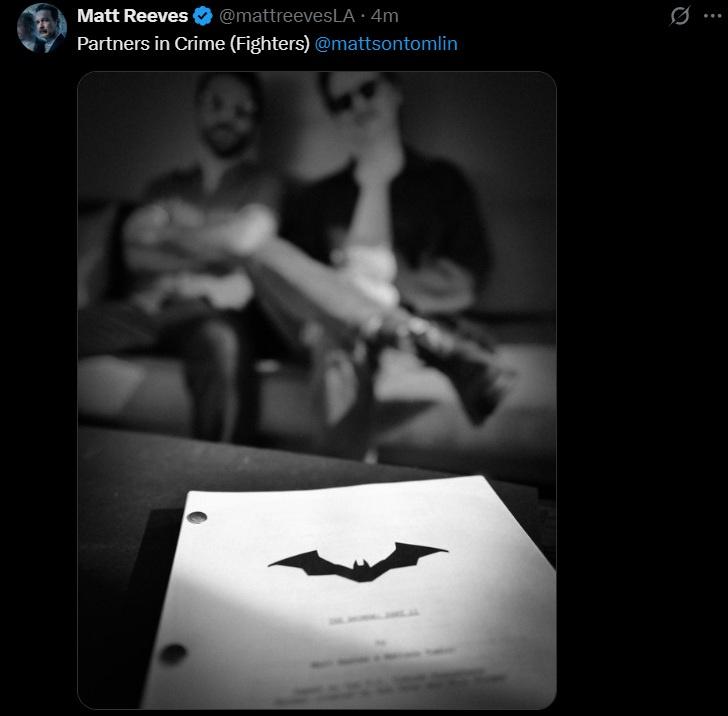 The Batman Parte 2: Matt Reeves finalizou o roteiro do filme
