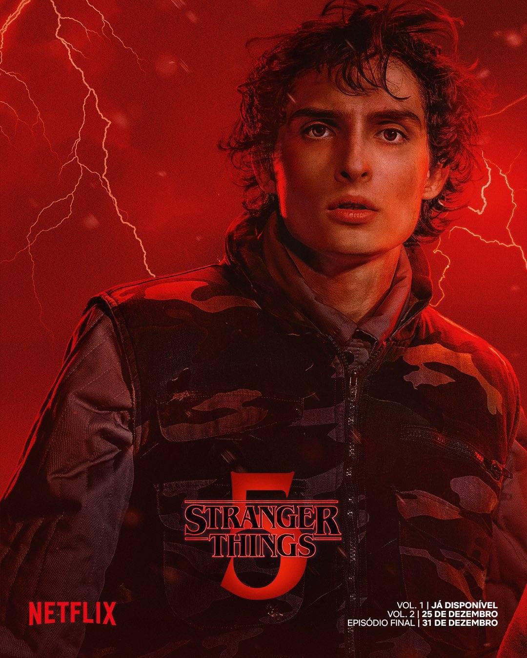 Volume 2 de Stranger Things ganha novos pôsteres dos personagens