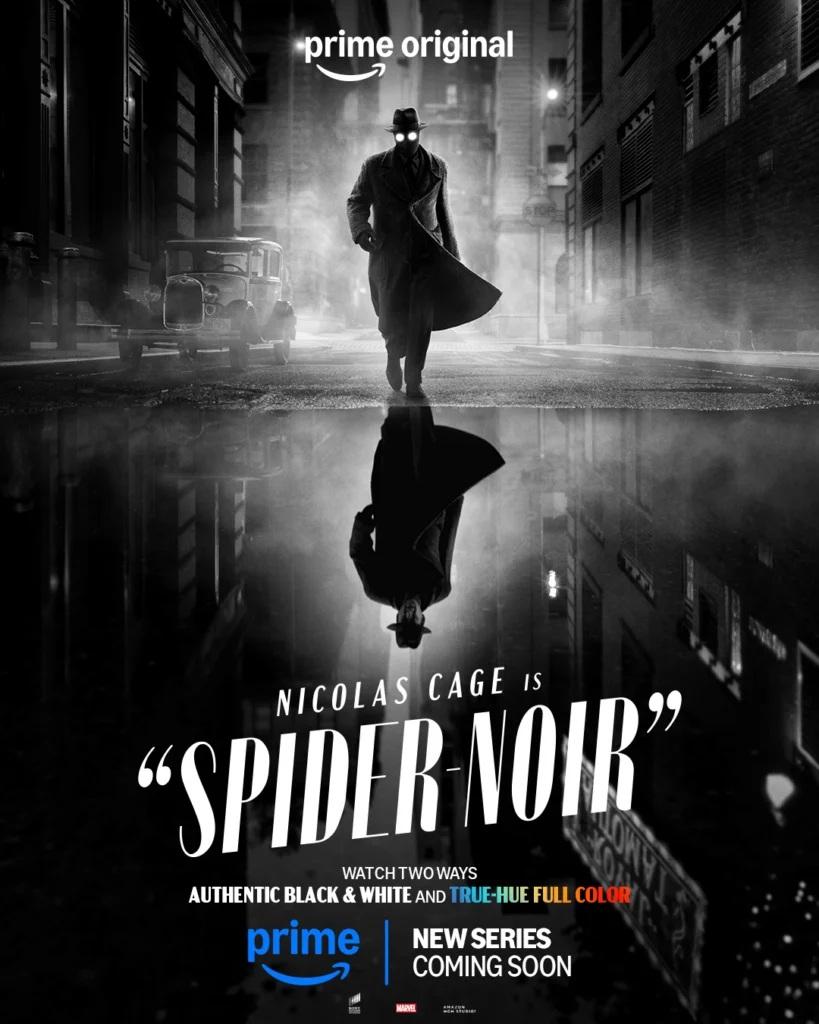 Spider-Noir de Nicolas Cage ganha dois novos pôsteres