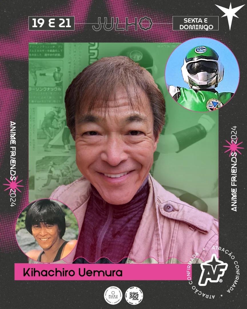 Flashman: Dan o Green Flash é confirmado na Anime Friends 2024