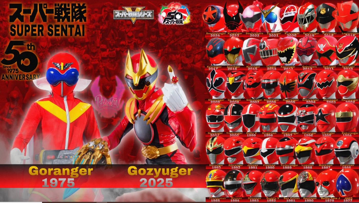 50 anos de Super Sentai: Quais as séries preferidas do Japão?