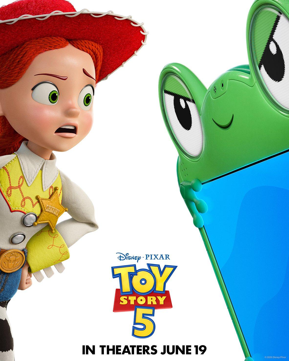Toy Story 5 ganha novos pôsteres com trio de protagonistas