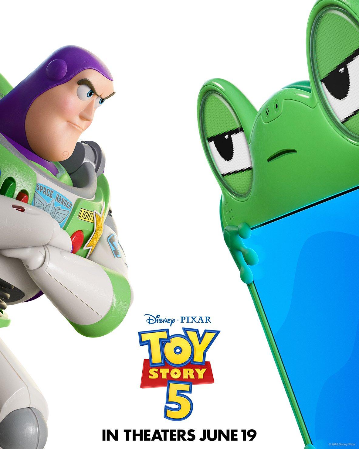 Toy Story 5 ganha novos pôsteres com trio de protagonistas