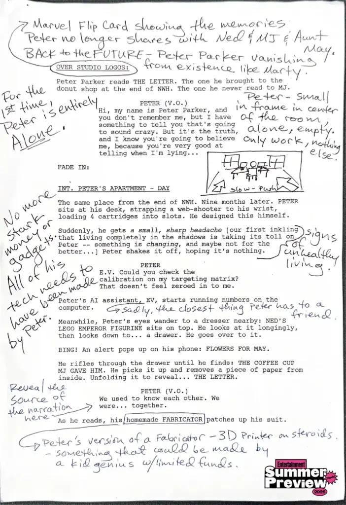 Homem-Aranha: Diretor revela parte do roteiro de Um Novo Dia