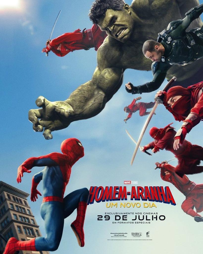 Tentáculo e Hulk são destaque em novo Pôster de Homem-Aranha 4