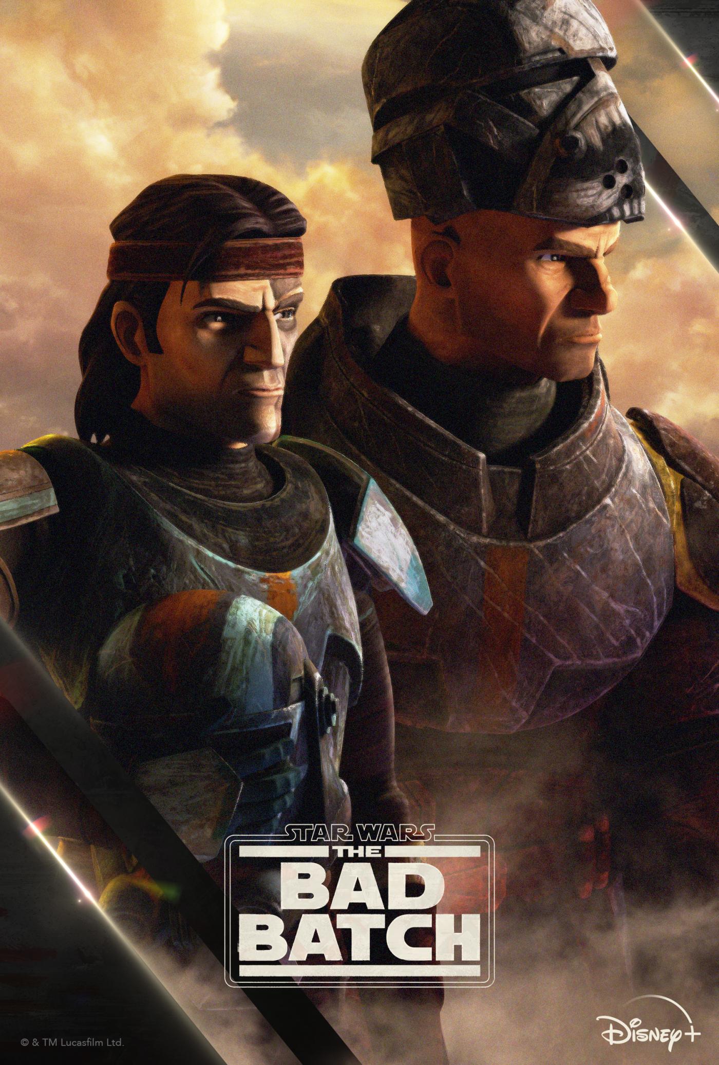 Novos pôsteres de Star Wars: The Bad Batch são divulgados