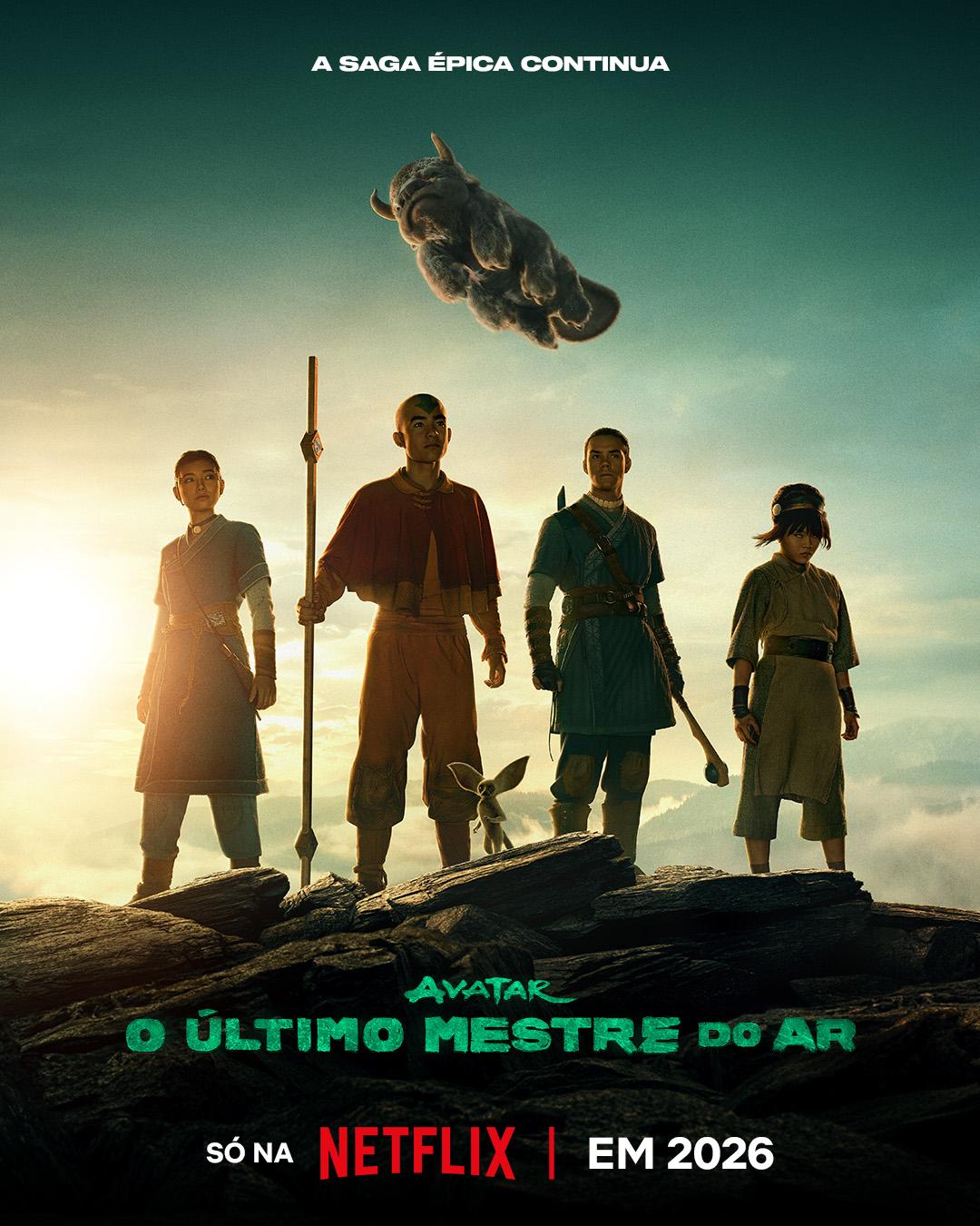 Toph é um dos destaques em novo pôster de Avatar