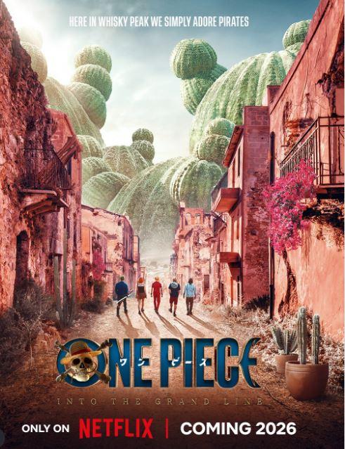 One Piece: A Série ganha pôster inédito em Whisky Peak