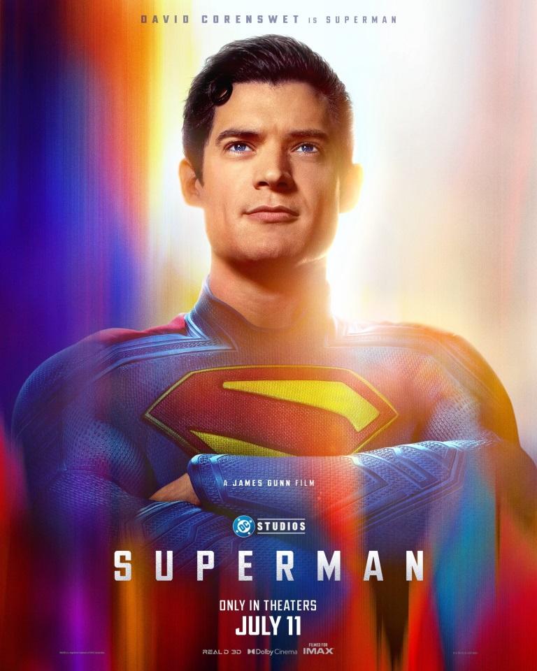Superman ganha pôsteres individuais dos personagens meta-humanos