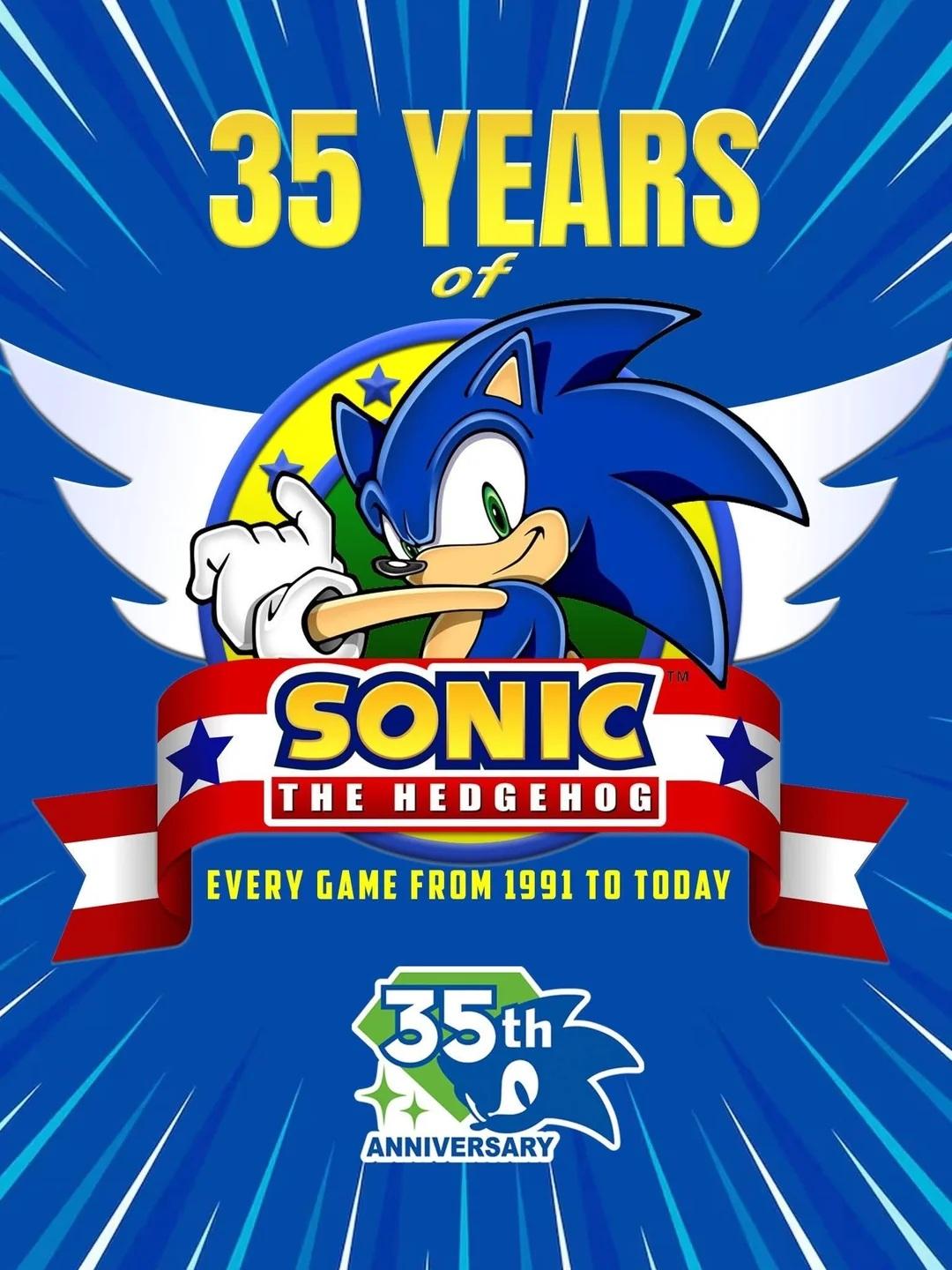 Trigésimo quinto aniversário do Sonic ganha trailer comemorativo