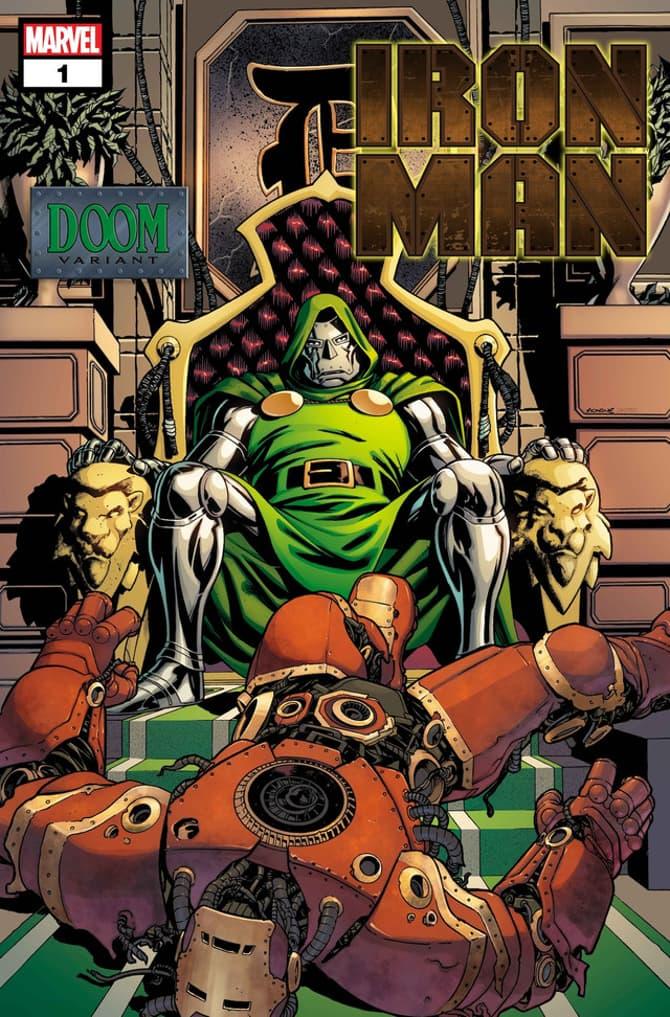 Quadrinhos da Marvel revelam novas capas variantes do DOCTOR DOOM
