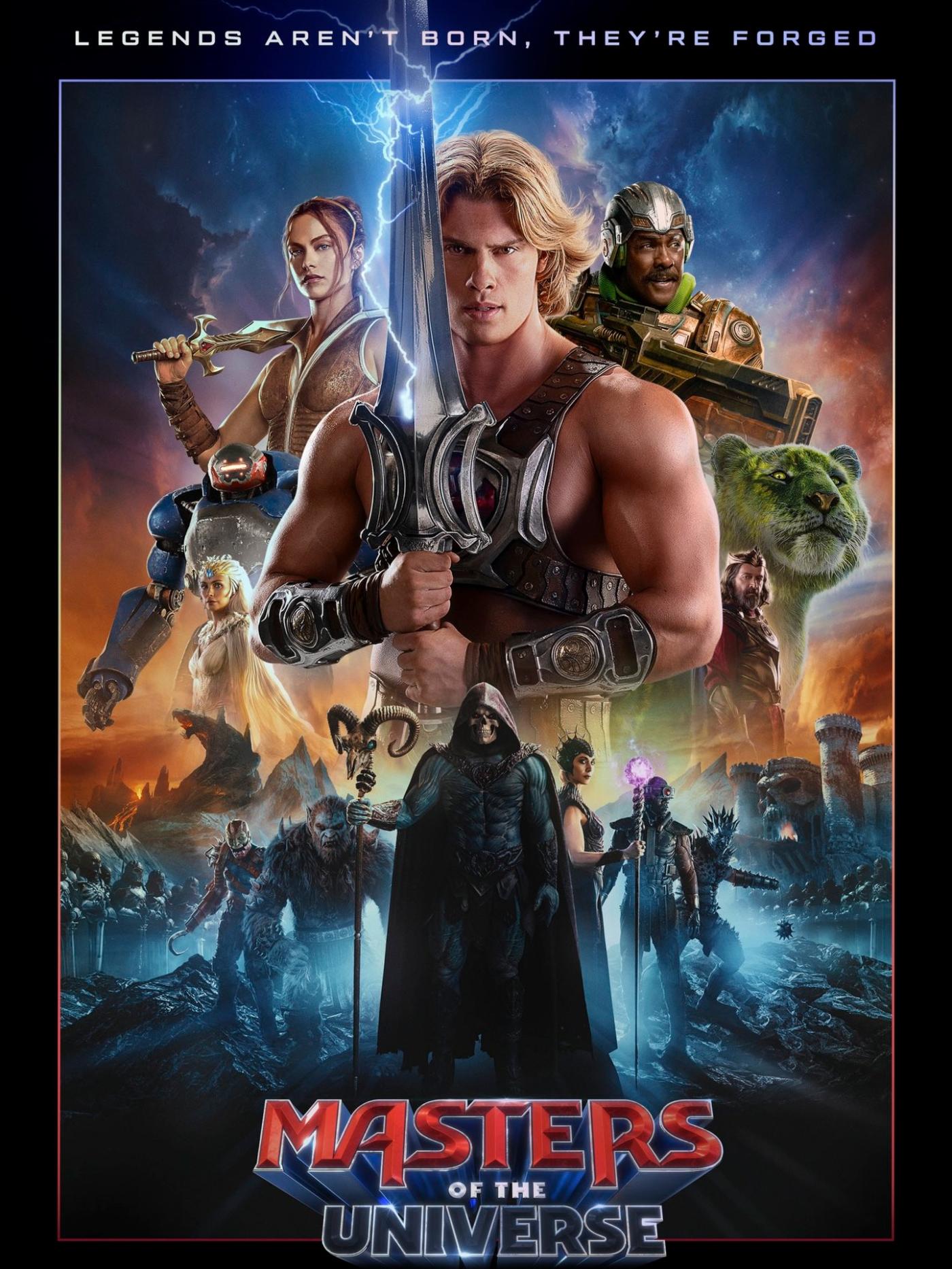 Mestres do Universo: Novo pôster com elenco principal é divulgado