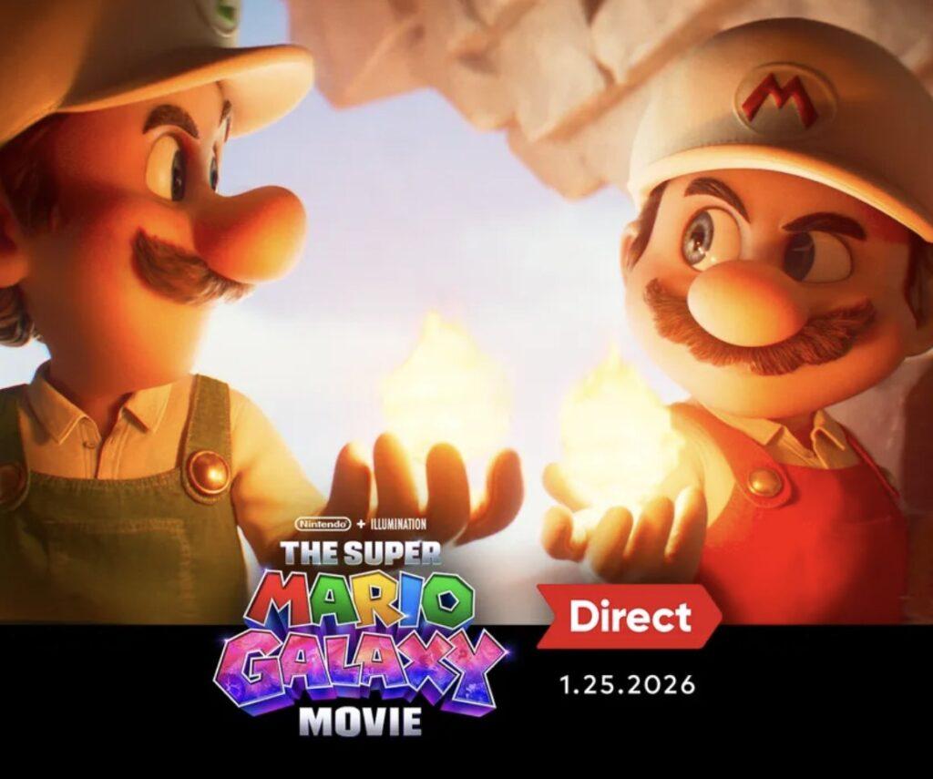 Super Mario Galaxy: O Filme terá nova Direct da Nintendo