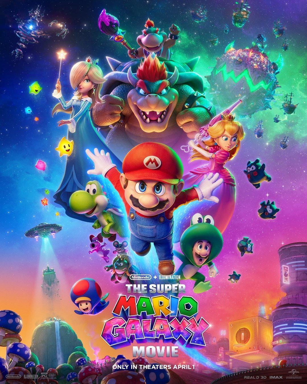 Super Mario Galaxy: O Filme tem pôster inédito divulgado