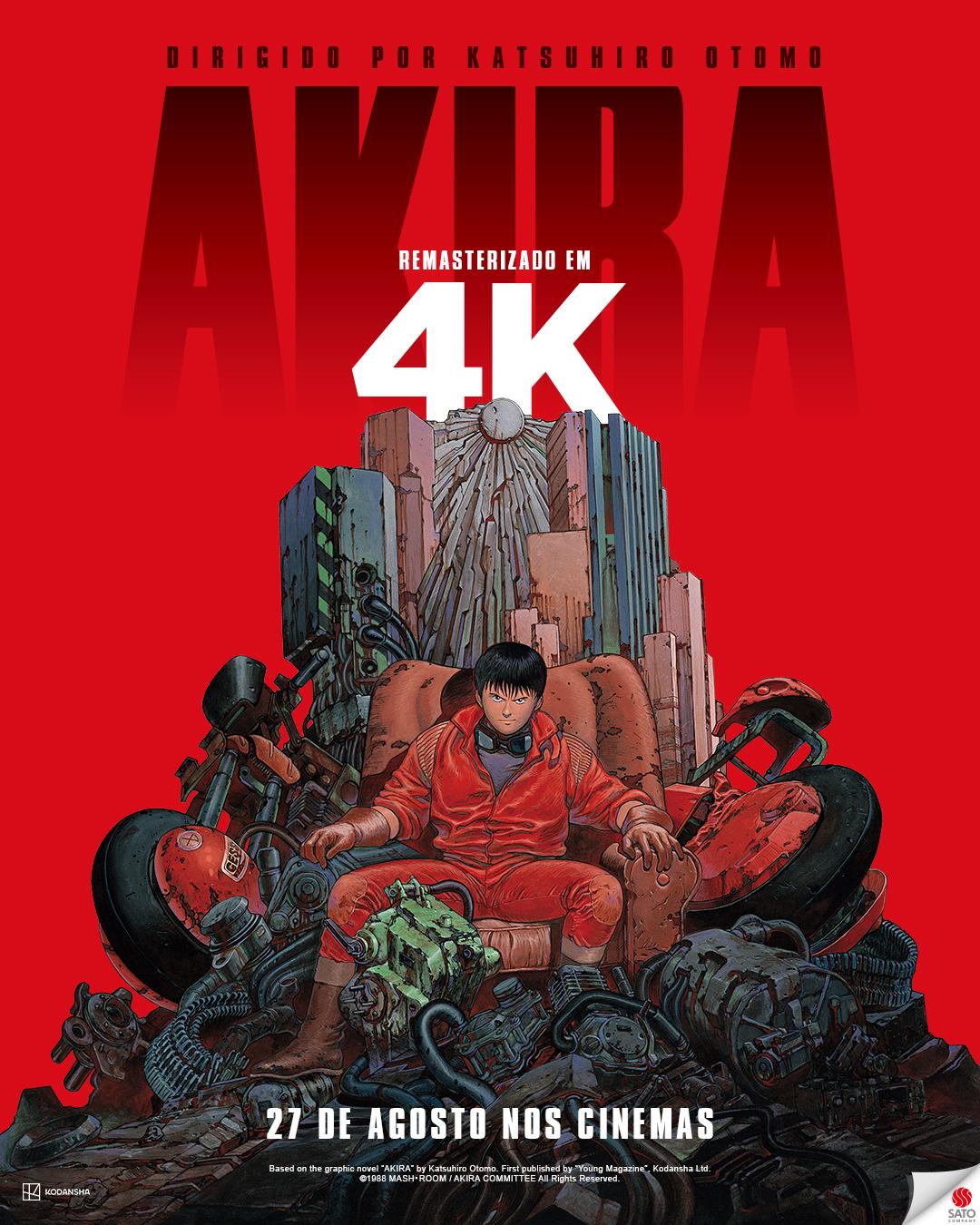 Versão remasterizada de Akira será lançado nos cinemas