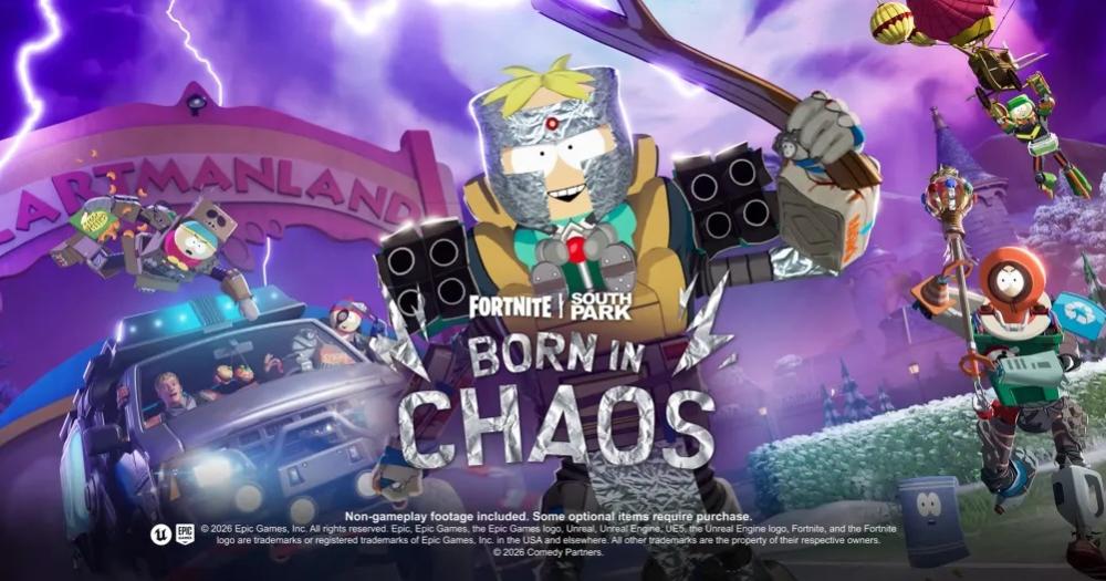 Epic Games  divulga colaboração entre Fortnite e South Park